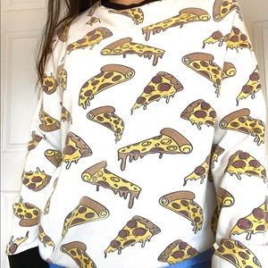 forever 21 pizza sweatshirt